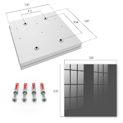 Key storage box Dark gray