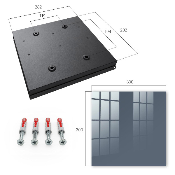 Key box Cool gray
