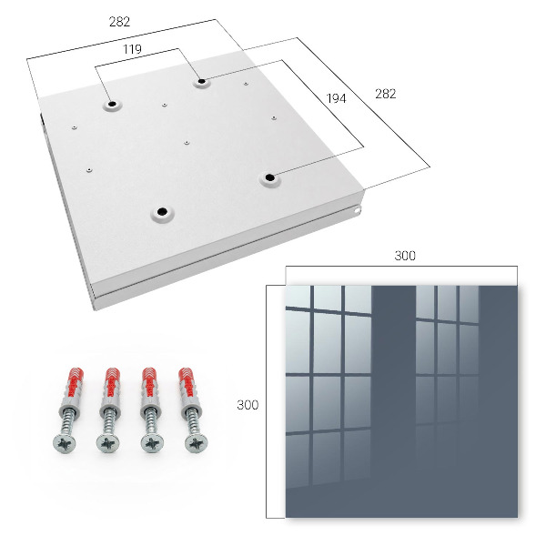 Key box Cool gray