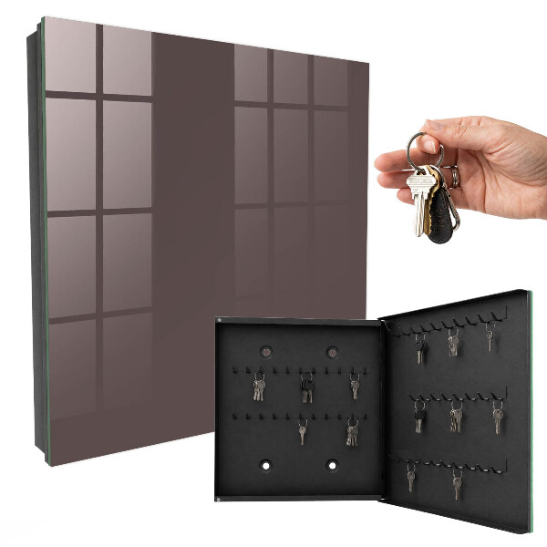 Key cabinet for wall Faded brown