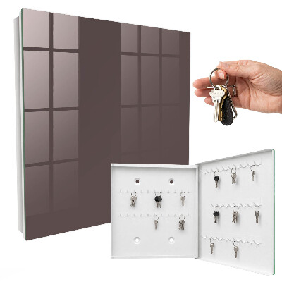 Key cabinet for wall Faded brown