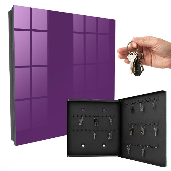 Key storage box Deep purple