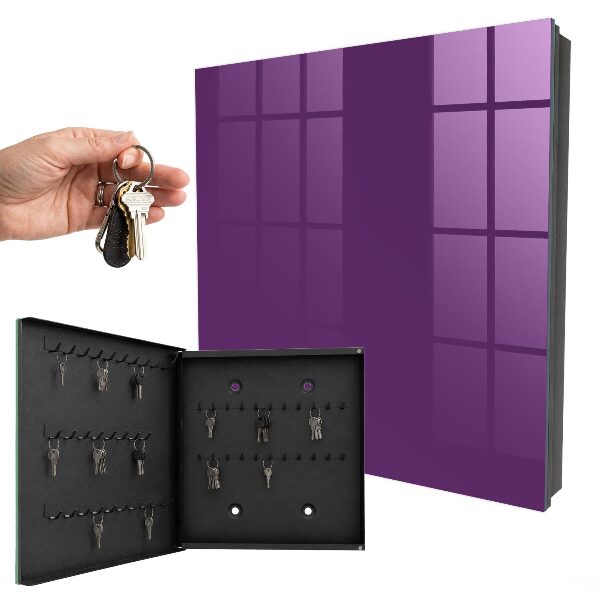 Key storage box Deep purple