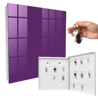 Key storage box Deep purple