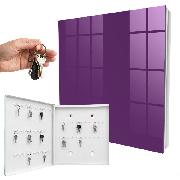 Key storage box Deep purple