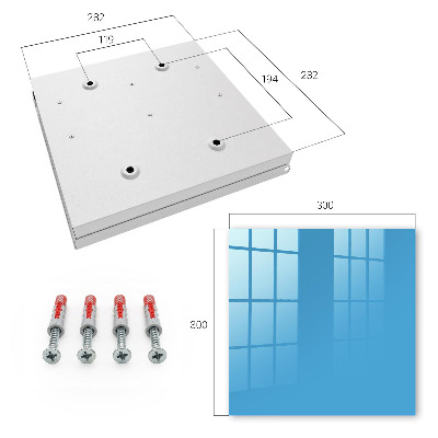Key storage box Blue water