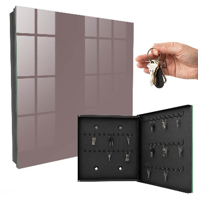Key cabinet for wall Ash brown