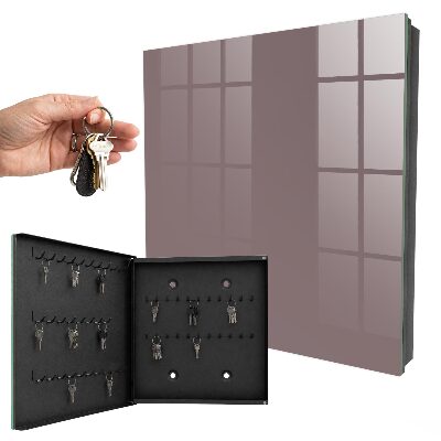 Key cabinet for wall Ash brown