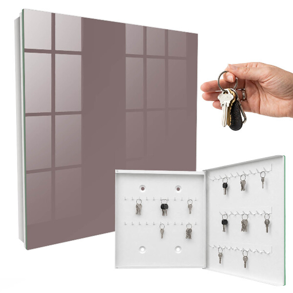 Key cabinet for wall Ash brown