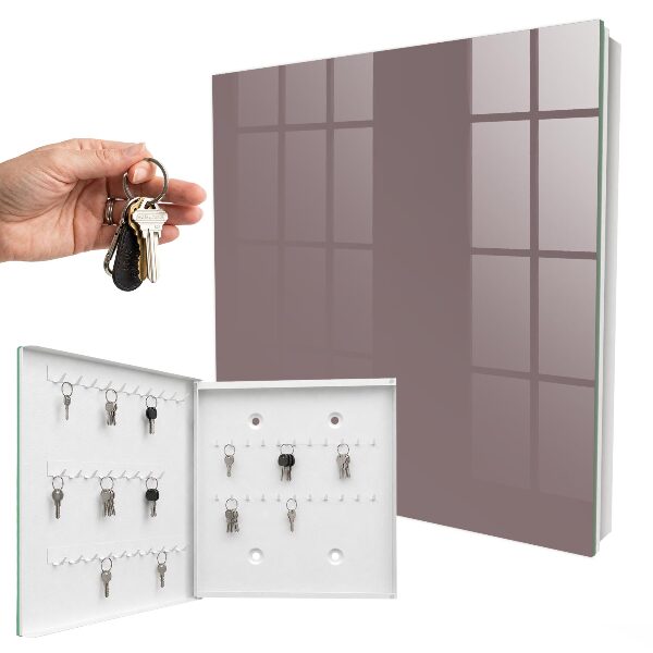 Key cabinet for wall Ash brown
