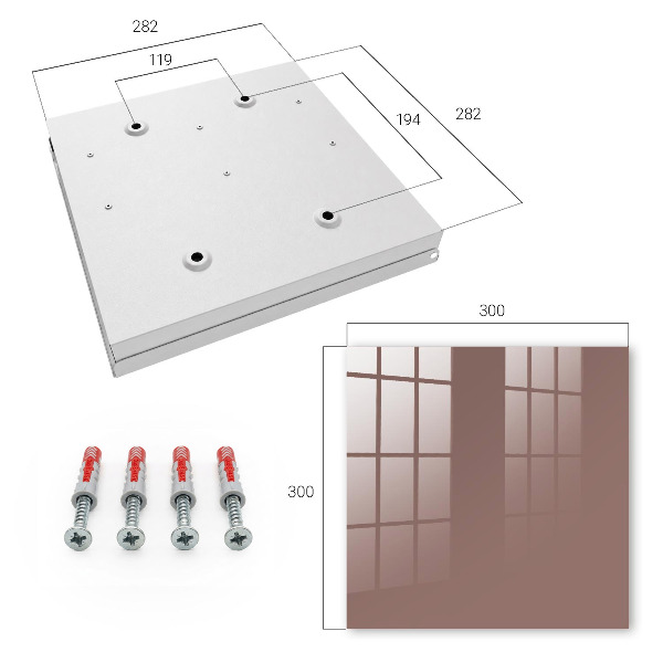 Key box Light brown