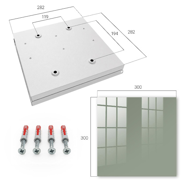 Key cabinet for wall Sage