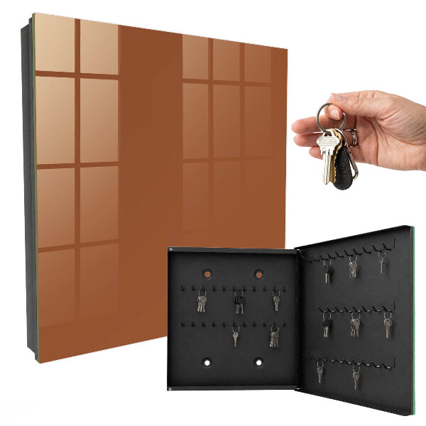 Key storage box Dark orange