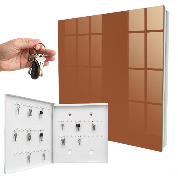 Key storage box Dark orange