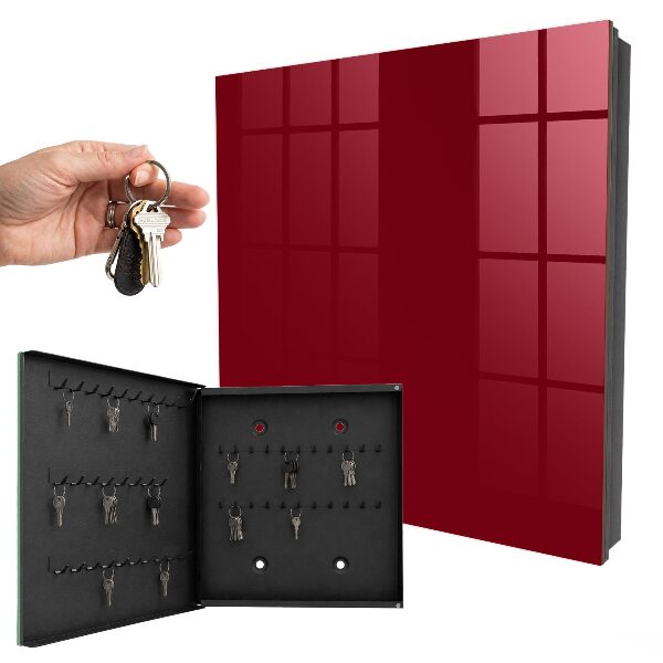 Key cabinet for wall Unique Burgundy