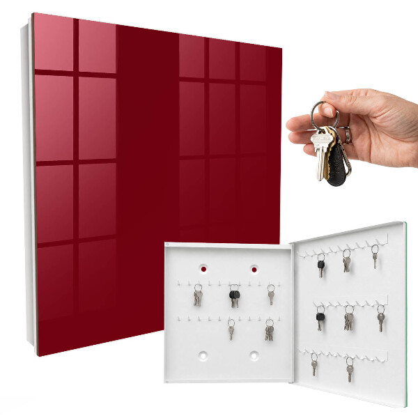 Key cabinet for wall Unique Burgundy