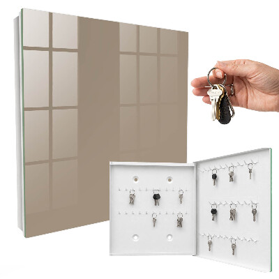 Key storage box Light brown