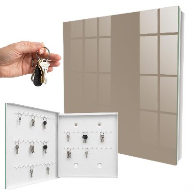 Key storage box Light brown