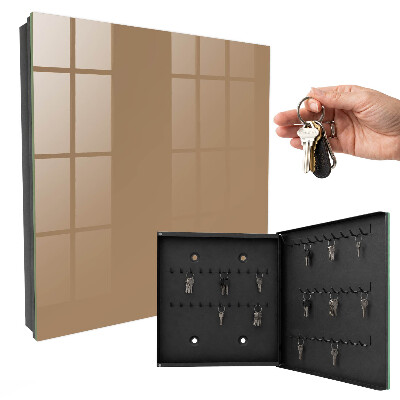 Key cabinet for wall Dark orange