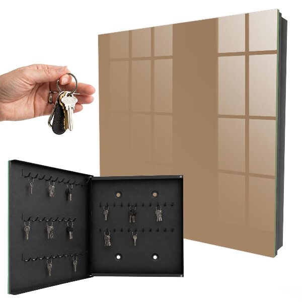 Key cabinet for wall Dark orange