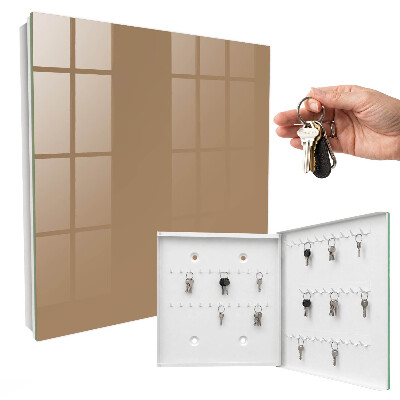 Key cabinet for wall Dark orange
