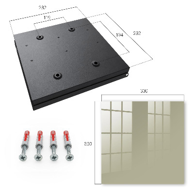 Key box Dark cream