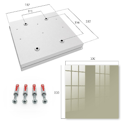 Key box Dark cream