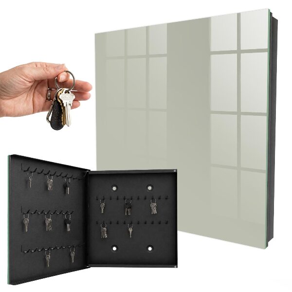 Key cabinet for wall Warm gray