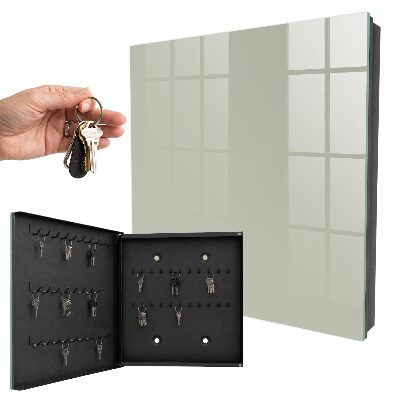Key cabinet for wall Warm gray