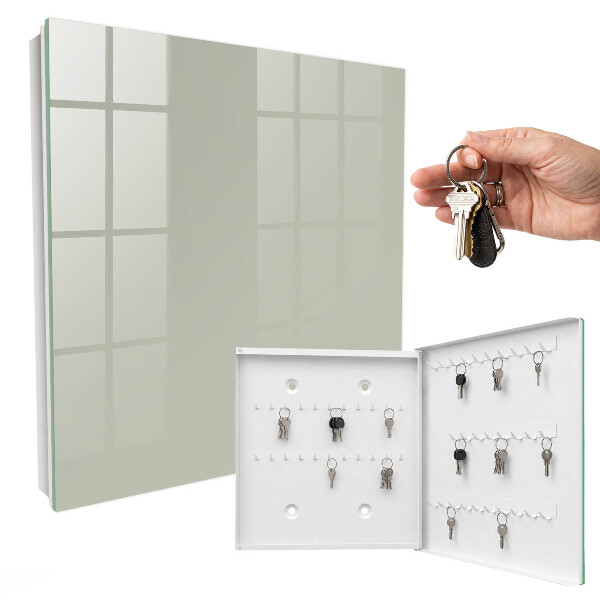 Key cabinet for wall Warm gray