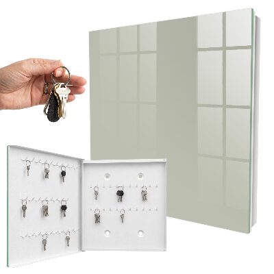 Key cabinet for wall Warm gray