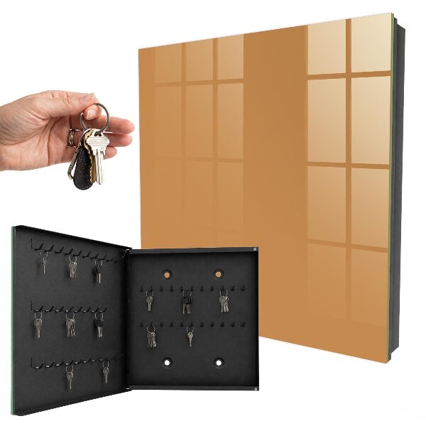 Key cabinet for wall Matte orange