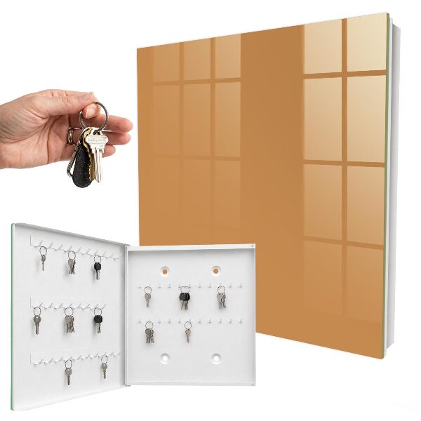 Key cabinet for wall Matte orange