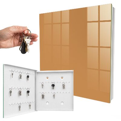 Key cabinet for wall Matte orange
