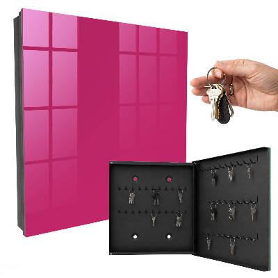 Key cabinet for wall Intense pink