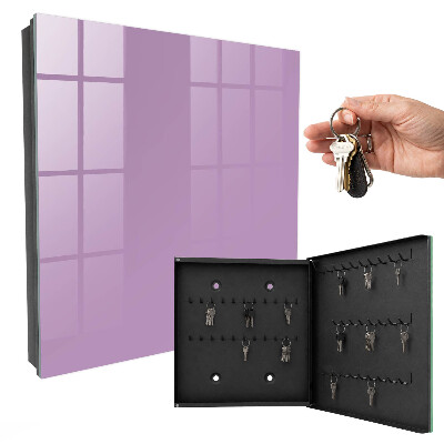 Key cabinet for wall Light purple