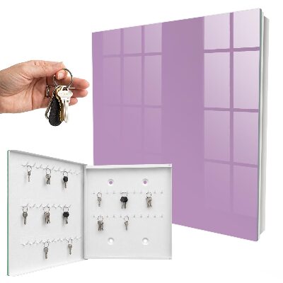 Key cabinet for wall Light purple