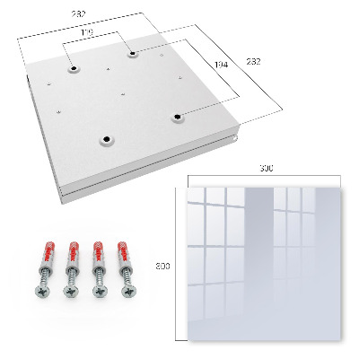Key storage box Gray-blue