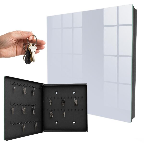 Key storage box Gray-blue