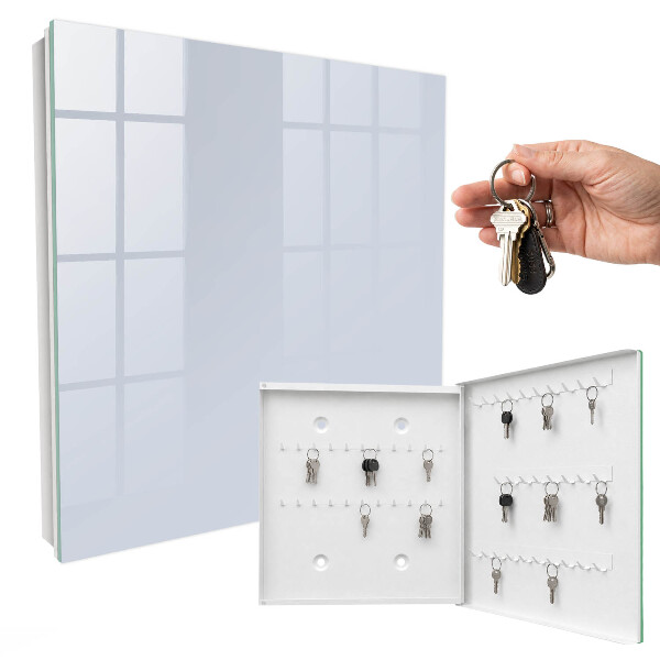 Key storage box Gray-blue