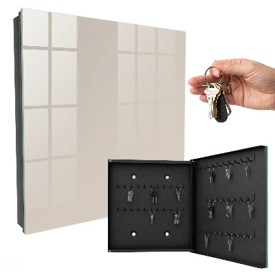 Key cabinet for wall Warm stone