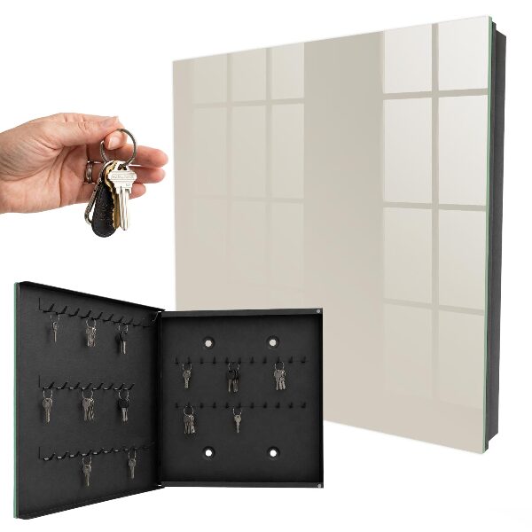 Key cabinet for wall Warm stone