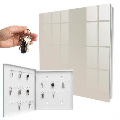 Key cabinet for wall Warm stone