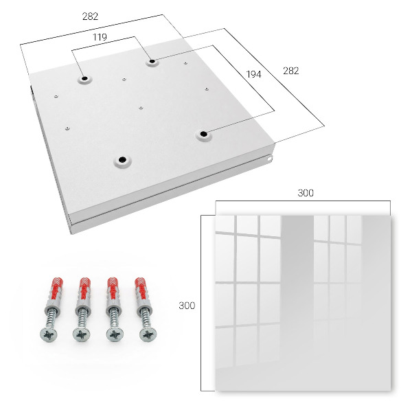 Key box Gray color