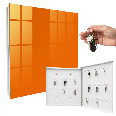 Key cabinet for wall Strong orange
