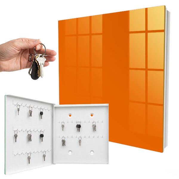 Key cabinet for wall Strong orange