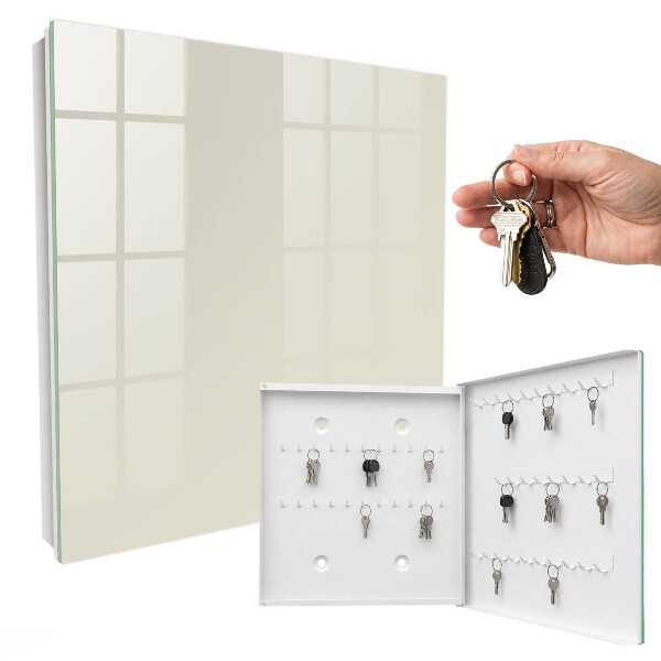 Key storage box Cream stone