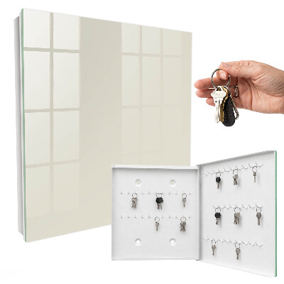 Key storage box Cream stone