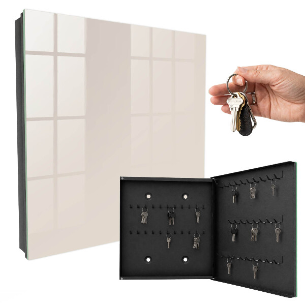 Key cabinet for wall Beige stone