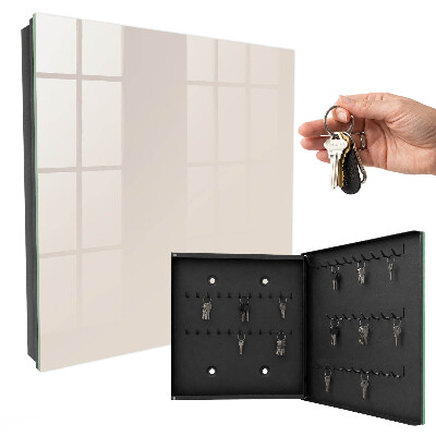 Key cabinet for wall Beige stone